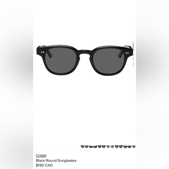 CHIMI black round sunglasses - Picture 4 of 5